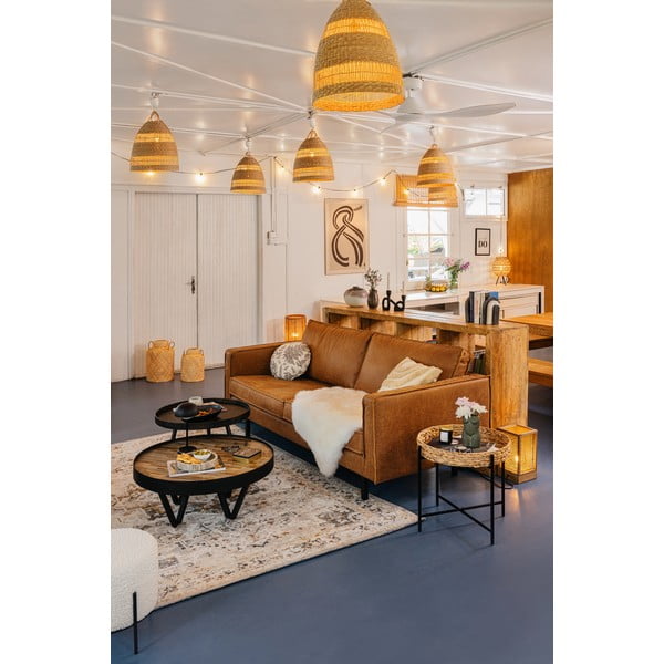 Juodos spalvos metalinis krepšelis vaisiams PT LIVING Linea, ø 34 cm-image-3