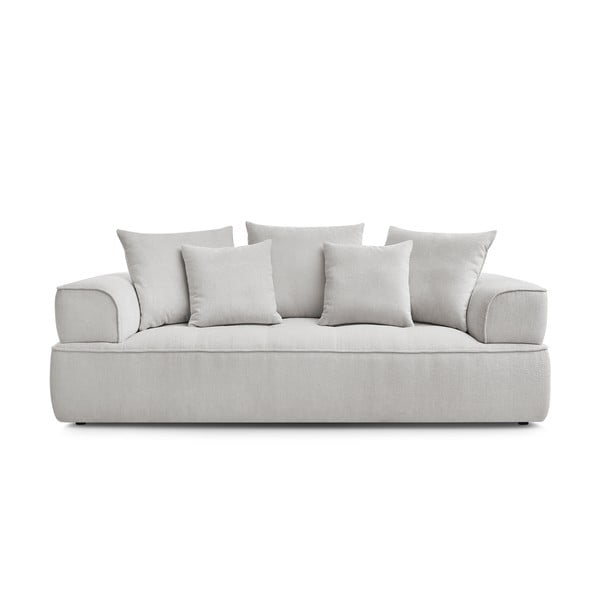 Šviesiai pilkos spalvos iš šenilinio audinio sofa 237 cm Whesley – Bobochic Paris