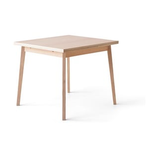 Sulankstomas valgomojo stalas iš ąžuolo medienos Hammel Single, 90 x 90 cm