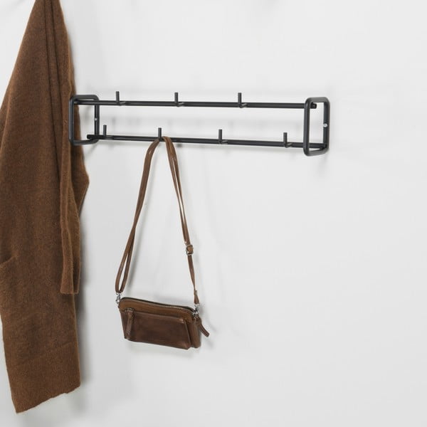 Sieninė lentyna iš metalo juodos spalvos Clint – Spinder Design-image-3