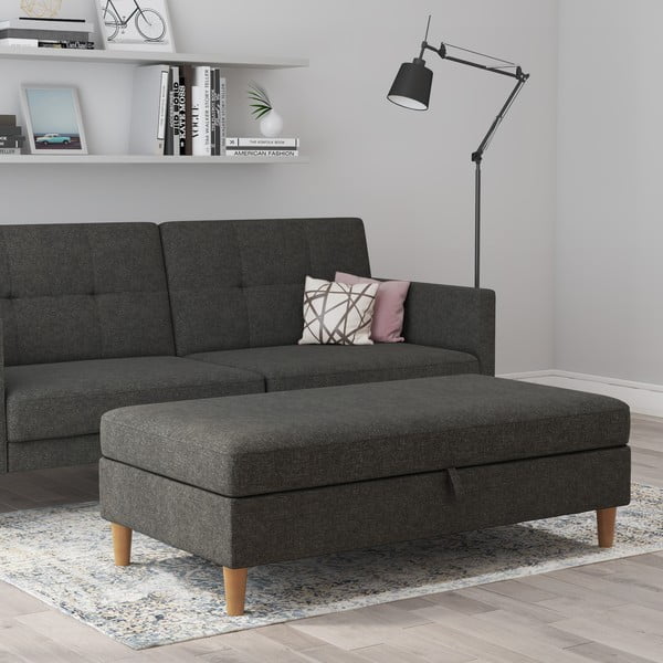 Taburetė tamsiai pilkos spalvos Lilly – Støraa-image-1