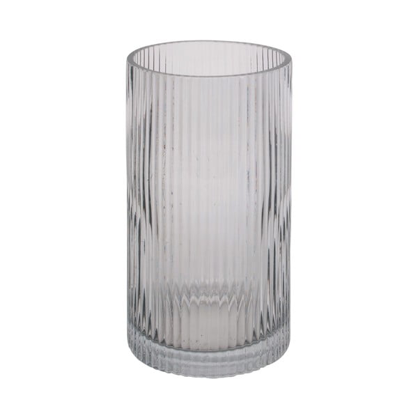 Pilka stiklo vaza PT LIVING Allure, aukštis 20 cm