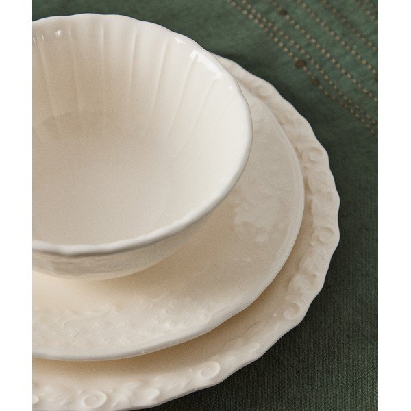 Smėlio spalvos iš keramikos lėkštė ø 28 cm Varla – Kave Home-image-1
