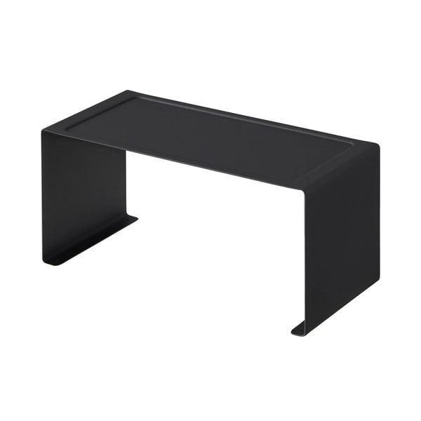 Juodos spalvos iš metalo papildoma virtuvės lentyna 30,5x14 cm Tower – YAMAZAKI