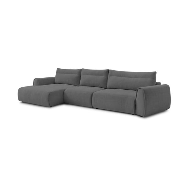 Kampinė sofa pilkos spalvos Aden – Bobochic Paris-image-3