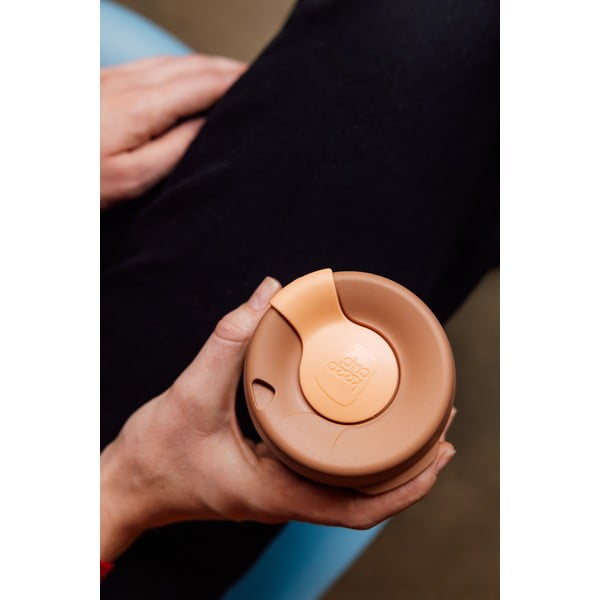 Kelioninis puodelis (ne termo) rožinės spalvos/rudos spalvos 340 ml Brew Frappe M – KeepCup-image-1