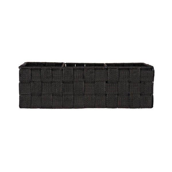Juodas vonios kambario dėklas Wenko Adria Mini Grip-image-1