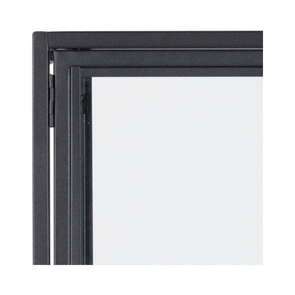 Juoda vitrina Actona Seaford, 77 x 150 cm-image-1
