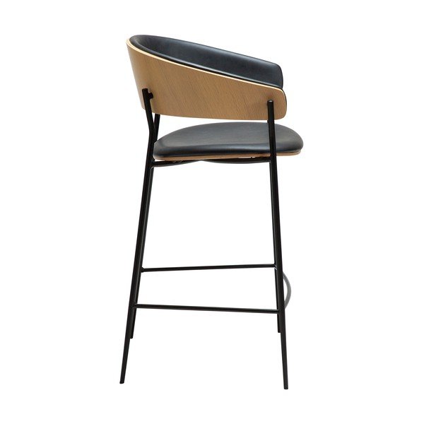 Juodos spalvos baro taburetė (sėdynės aukštis 63,5 cm) Crib – DAN-FORM Denmark-image-2