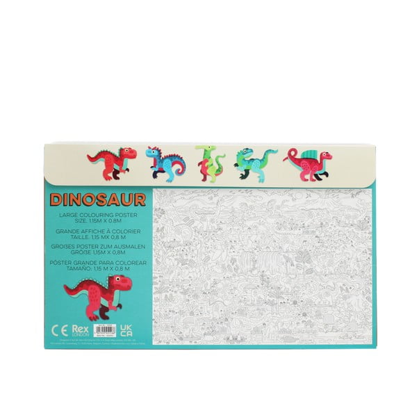 Spalvinimo knygelė Baby Dinos – Rex London-image-3