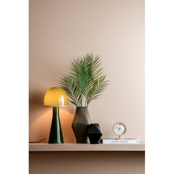 Tamsiai žalios spalvos stalinis šviestuvas (aukštis 45 cm) su stiklo gaubtu Bombin – Leitmotiv-image-1