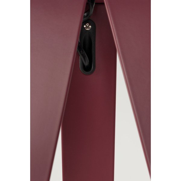 Bordo spalvos pastatomas šviestuvas (aukštis 157 cm) su tekstiliniu gaubtu Tripod – Zuiver-image-3