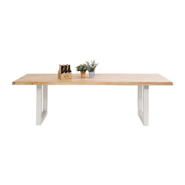 Akacijų medienos valgomojo stalas "Kare Design Pure", 240 x 100 cm