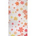 Skalbiamas oranžinės spalvos/dramblio kaulo spalvos vaikiškas kilimas 80x150 cm Fall Flowers – Vitaus
