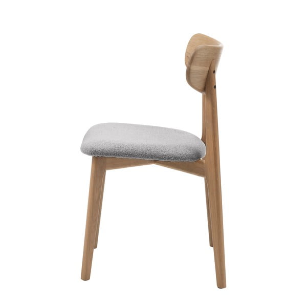 Valgomojo kėdė šviesiai pilkos spalvos/natūralios spalvos Elim – Unique Furniture-image-3