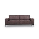 Iš dirbtinės odos sofa rudos spalvos 224 cm Copenhagen – Scandic