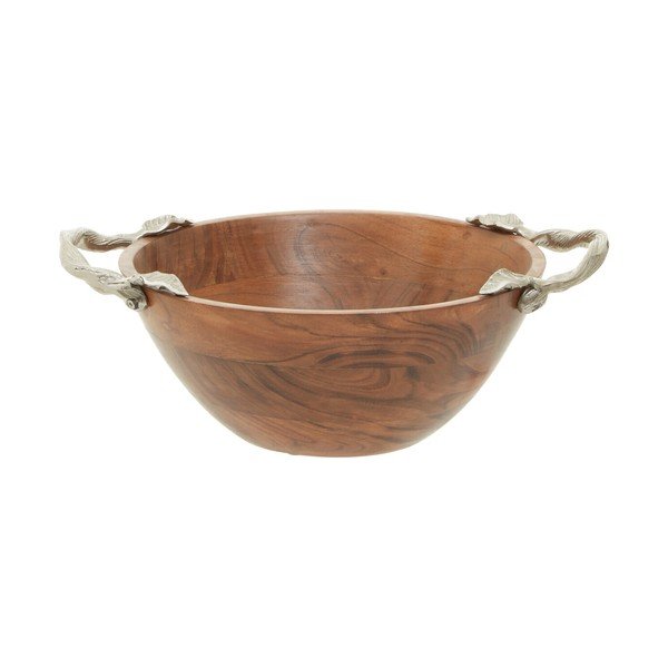 Natūralios spalvos iš medienos dubuo Vine – Premier Housewares-image-4