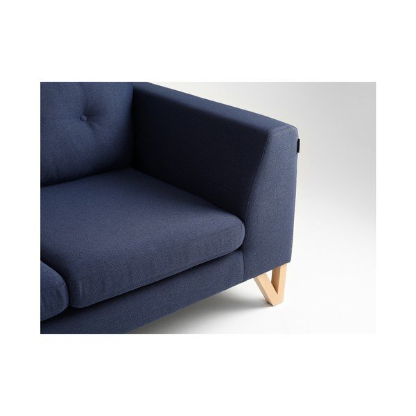 Individualizuota "Form Willy" tamsiai mėlyna dvivietė sofa-image-1