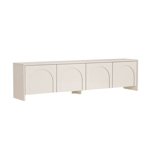 Kreminės spalvos TV spintelė 180x45x32 cm Aurelia – Kalune Design