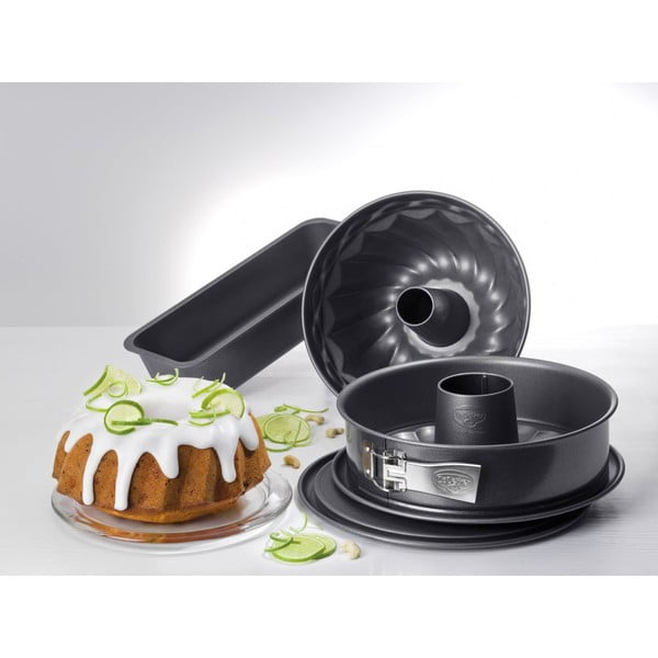 4 dalių plieninių kepimo formų rinkinys Dr. Oetker Four-image-1