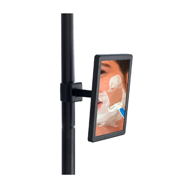 Teleskopinė kampinė lentyna dušui Wenko Prea Silver/Black, 27 x 20 cm-image-3