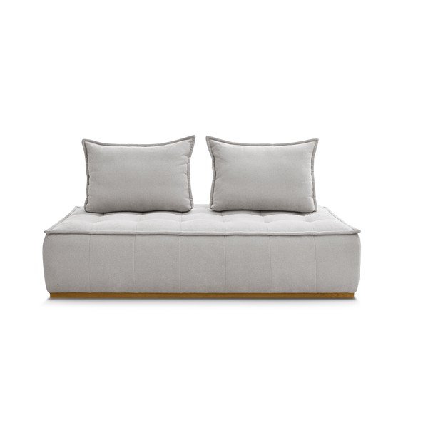 Šviesiai pilkos spalvos iš šenilinio audinio sofa 175 cm Elisa – Bobochic Paris