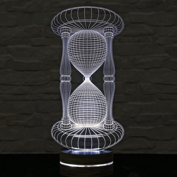 3D stalinė lempa Laikas