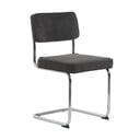 Iš velveto valgomojo kėdė pilkos spalvos Rupert – Unique Furniture