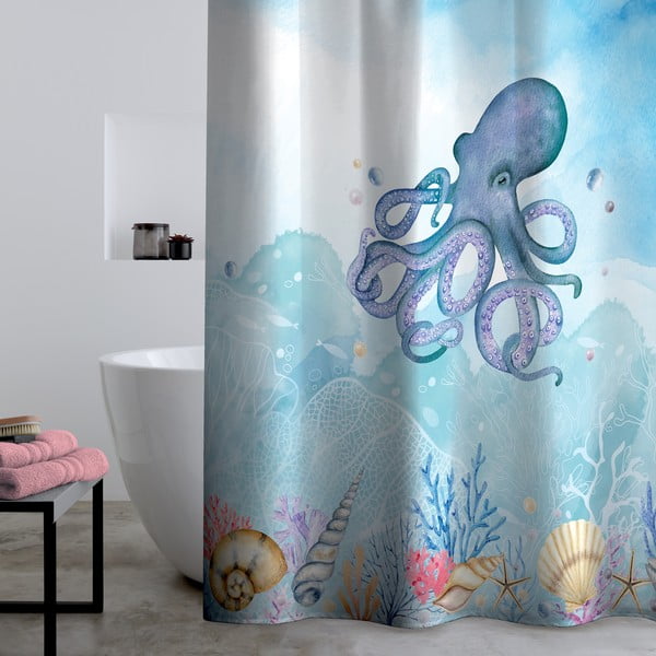 Dušo užuolaida 180x180 cm Octopus – Catherine Lansfield-image-1