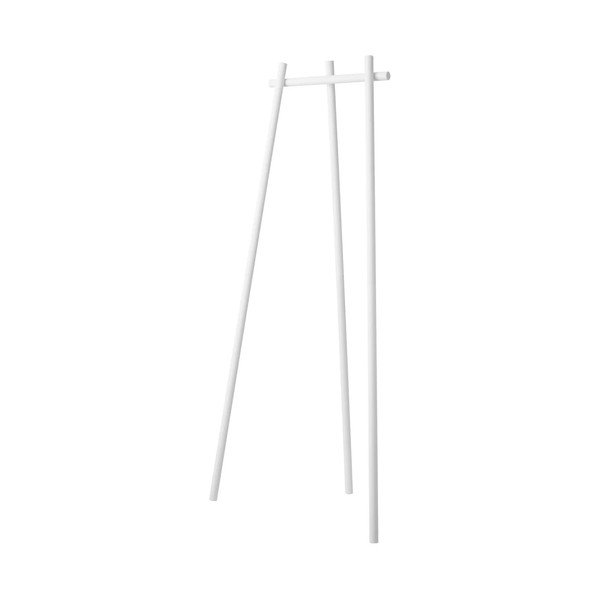 Baltos spalvos iš metalo palto stovas 43x153,5 cm Tower Tri-Post – YAMAZAKI