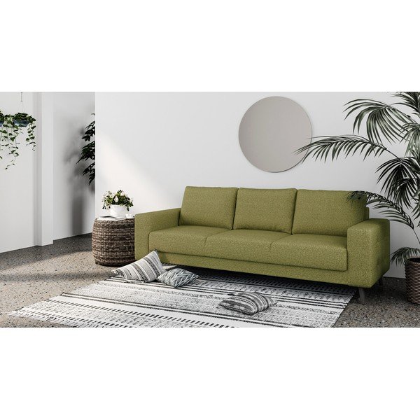 Alyvuogių žalios spalvos sofa Ghado Fynn, 233 cm-image-1