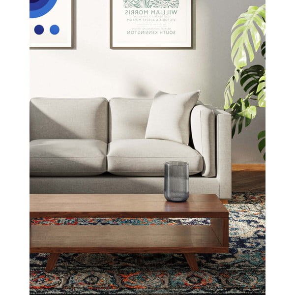 Kampinė sofa smėlio spalvos (su kairiuoju kampu) Pomo – Ame Yens-image-4