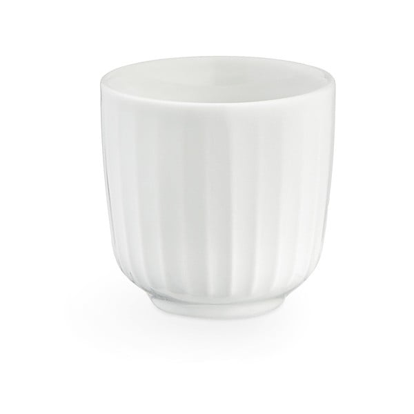 Baltas porcelianinis espreso puodelis Kähler Design Hammershoi, 1 dl