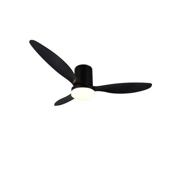 Matinės juodos spalvos lubinis šviestuvas LED ø 132 cm Göteborg – Reality-image-2