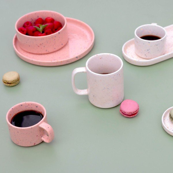 Smėlio spalvos skirta serviravimui iš porceliano  lėkštė Fika – ONA-image-3