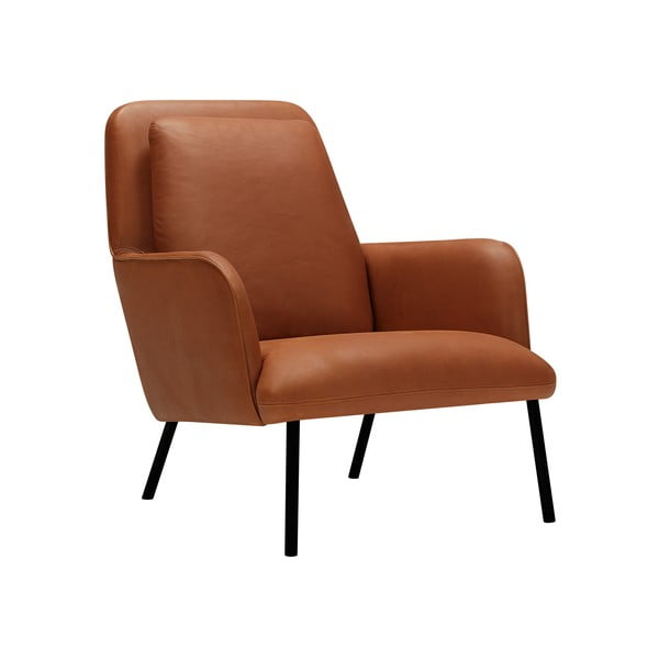 Konjako rudos spalvos krėslas Oliver – Sits-image-2