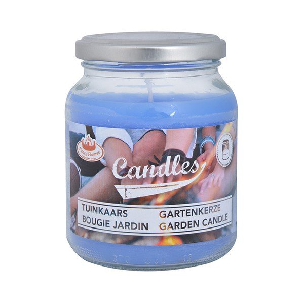 4 stiklinių sodo žvakių rinkinys "Esschert Design Garden", degimo trukmė 36 val.-image-1