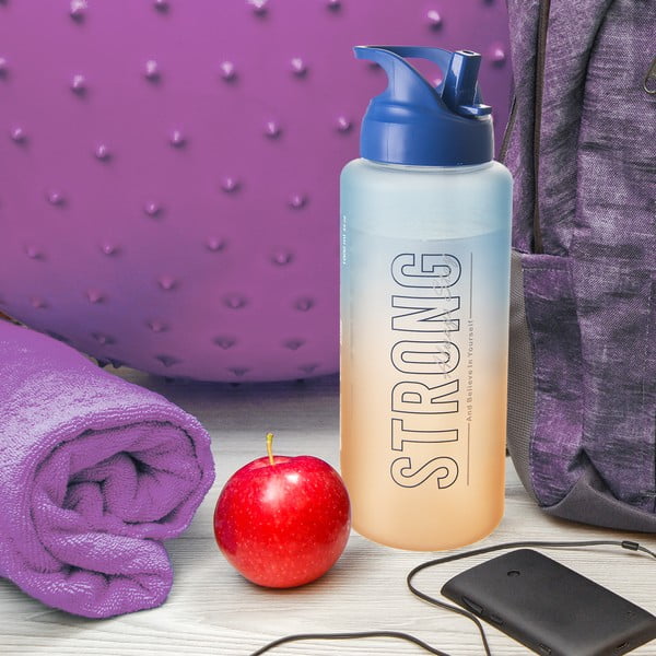 Butelis mėlynos spalvos/oranžinės spalvos 1 l Moly – Orion-image-1