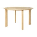 Iš ąžuolo masyvo apvalios formos valgomojo stalas ø 120 cm Comfort Circle – UMAGE