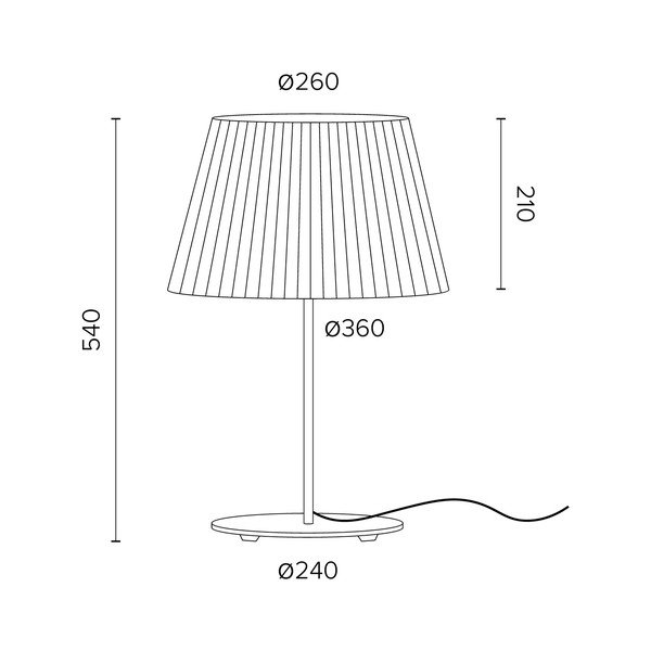 Smėlio spalvos stalinė lempa Sotto Luce Kami, ⌀ 26 cm-image-1