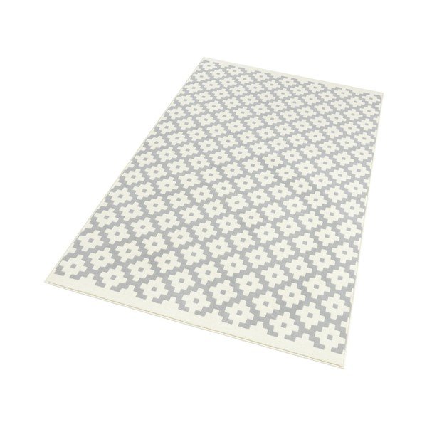 Kreminės ir pilkos spalvos kilimas Hanse Home Celebration Lattice, 160 x 230 cm-image-2
