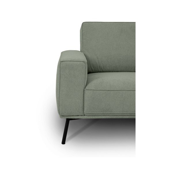 Žalios spalvos kampinė sofa iš šenilinio audinio (su dešiniuoju kampu/„L“ formos) Amsterdam – Scandic-image-4