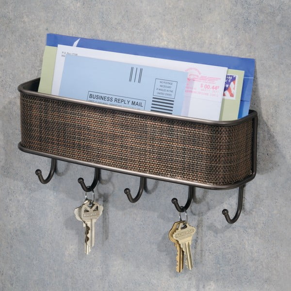 Sienoje tvirtinama metalinė raktų kabykla Twillo - iDesign-image-1