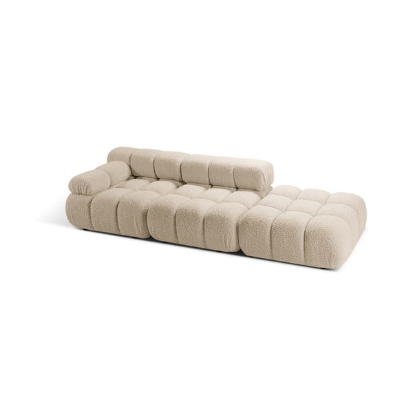 Iš boucle sofa smėlio spalvos 288 cm Bellis – Micadoni -image-3
