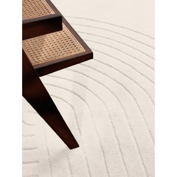 Rankų darbo kreminės spalvos iš vilnos kilimas 120x180 cm Arcura – Vikosa-image-2