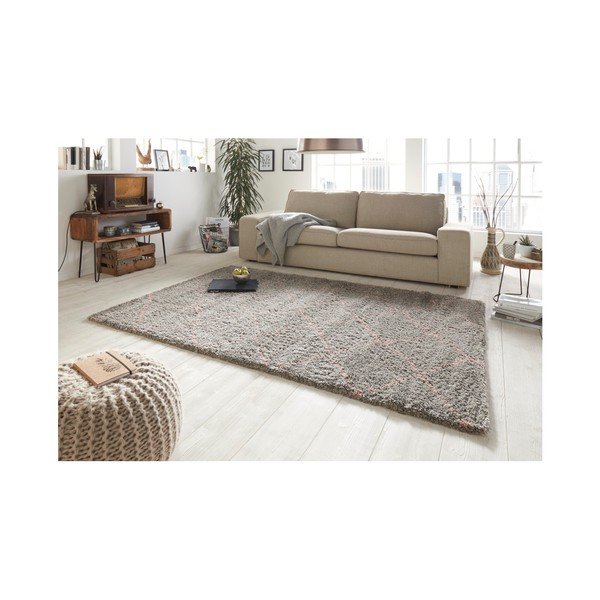 Pilkas kilimas Mint Rugs Allure Ronno Grey Rose, 80 x 150 cm-image-2