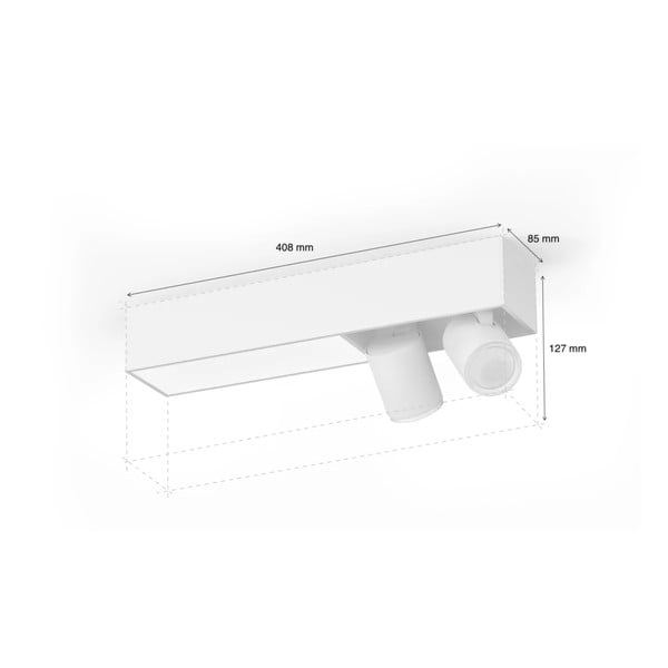 Išmanus taškinis šviestuvas GU10 Centris – Philips Hue-image-2