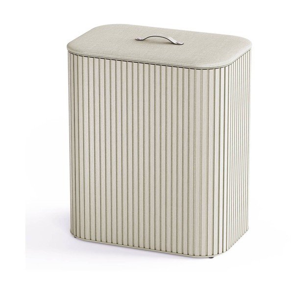 Smėlio spalvos iš bambuko skalbinių krepšys 2x45 l Tota Luxe – Joseph Joseph-image-3