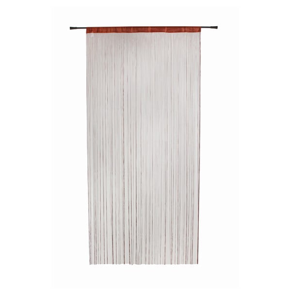 Užuolaida rudos spalvos durims 100x200 cm String – Mendola Fabrics