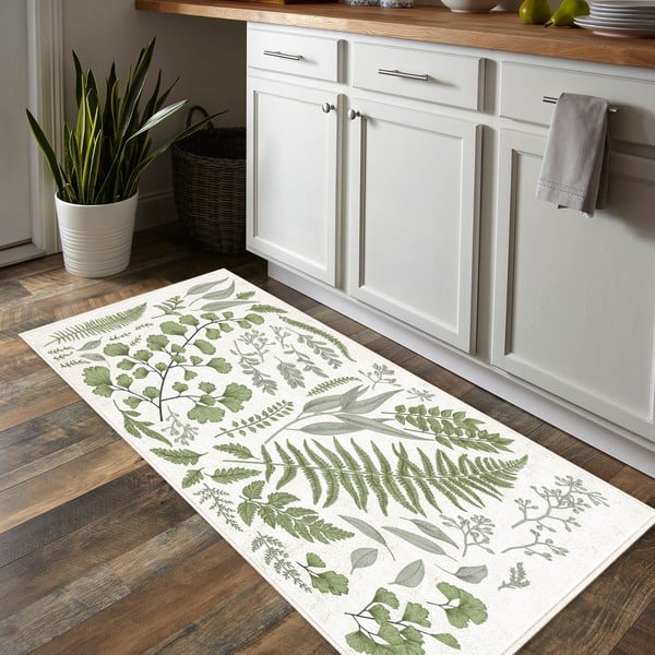 Kilimas Oyo Concept Leaves, 80 x 150 cm-image-1